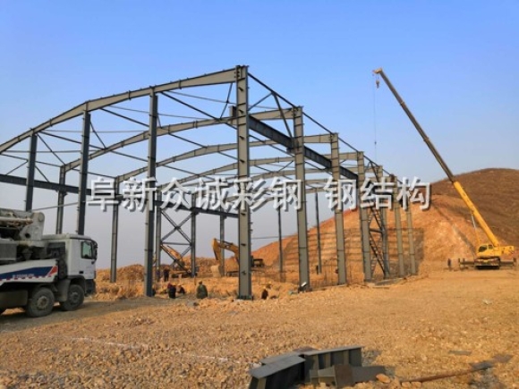 库伦旗粮库钢结构厂房